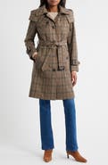 London Fog Heritage Trench Raincoat with Removable Hood