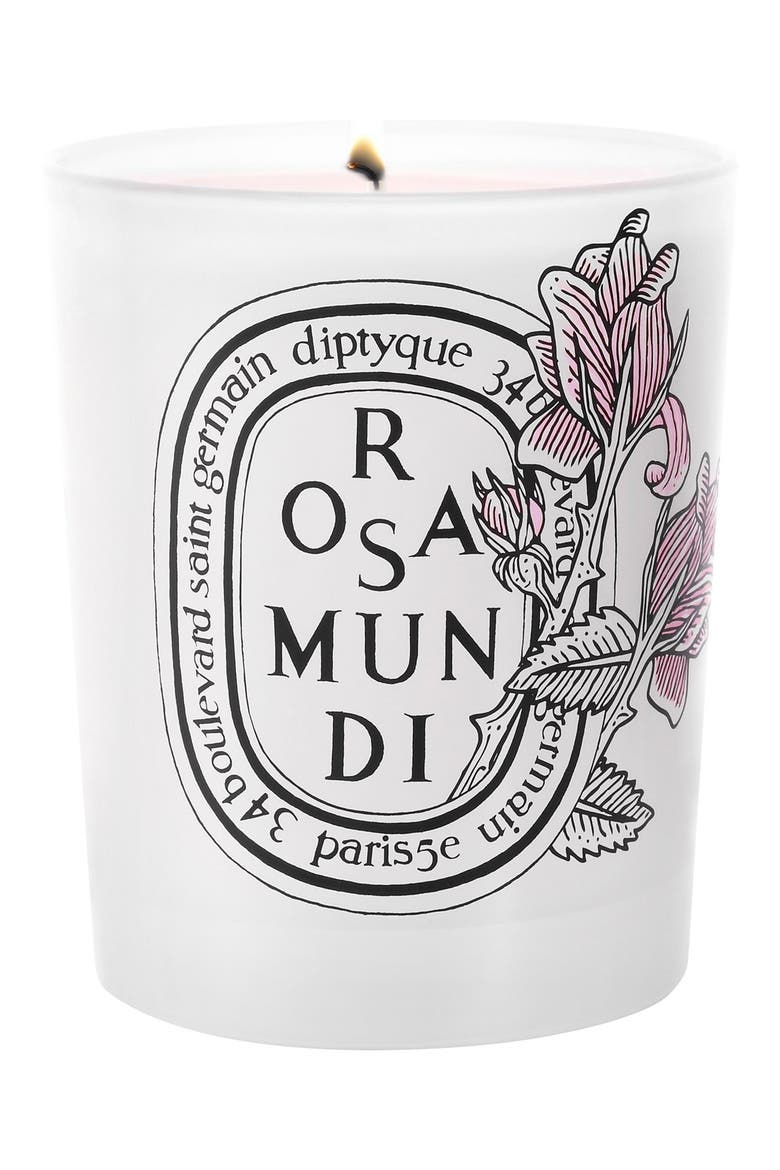 'Rosa Mundi' Scented Candle (Limited Edition), Main, color, NO COLOR