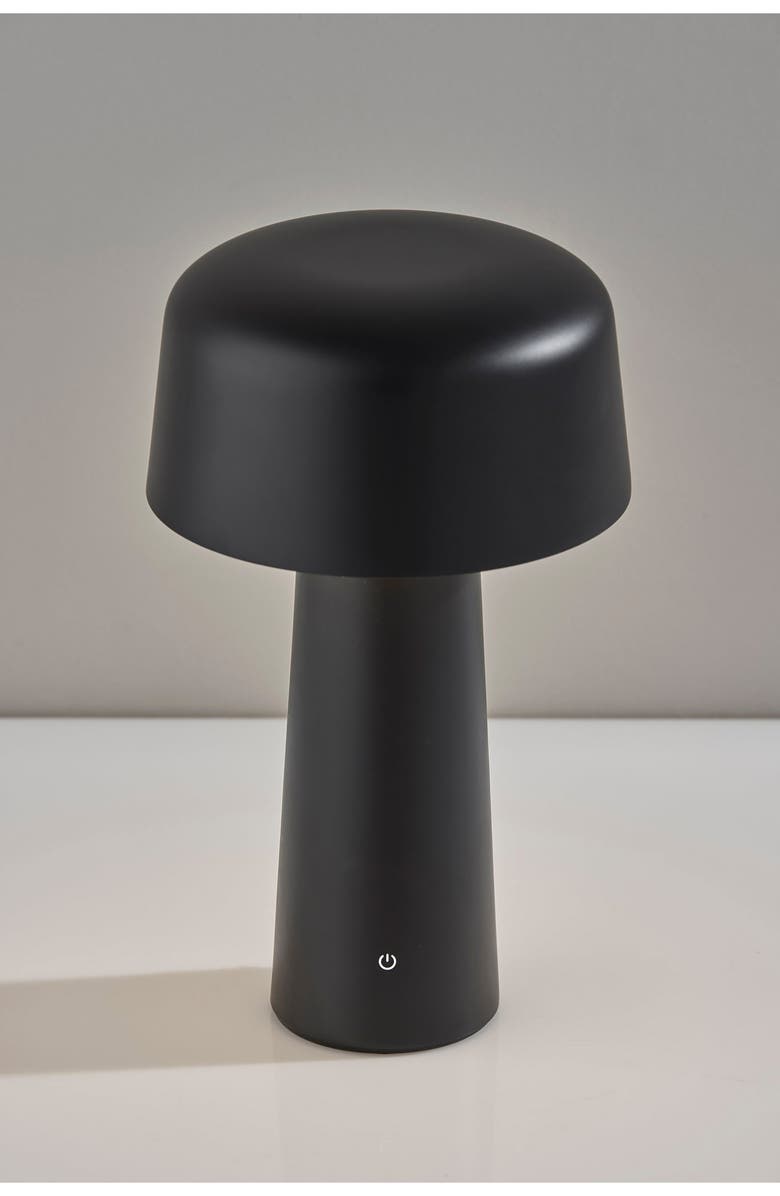 ADESSO LIGHTING Lenny Cordless LED Table Lamp, Alternate, color, Black