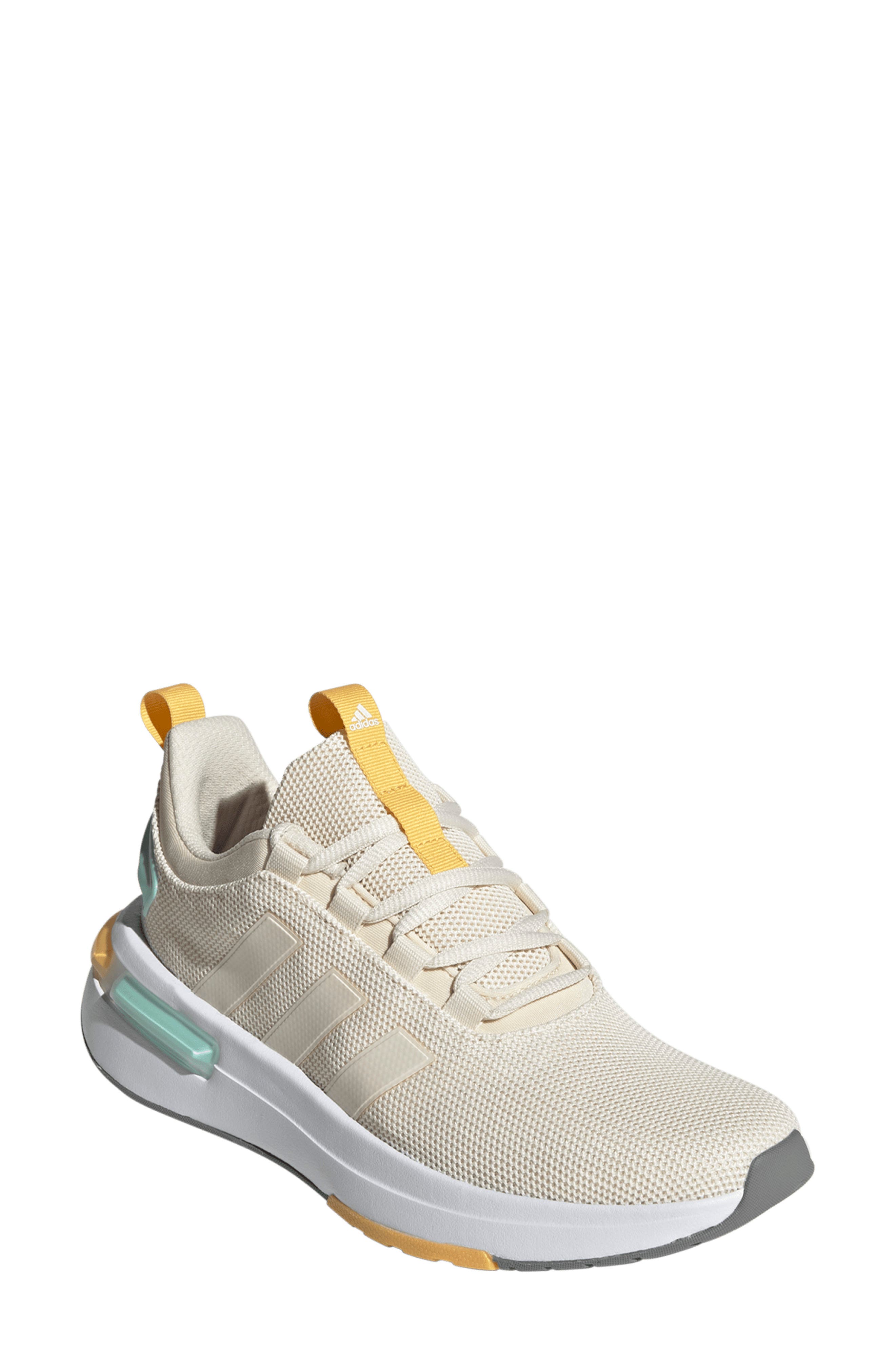 adidas Racer TR23 Sneaker, Main, color, Wonder White/ White/ Aqua