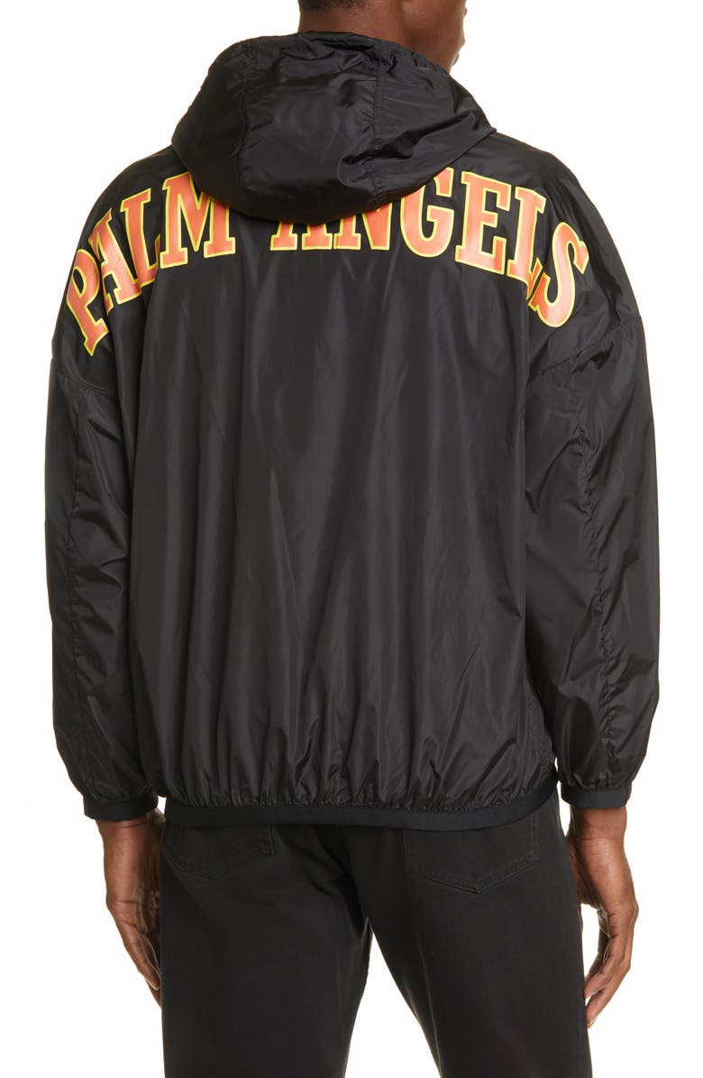 Palm Angels College Logo Windbreaker, Alternate, color,