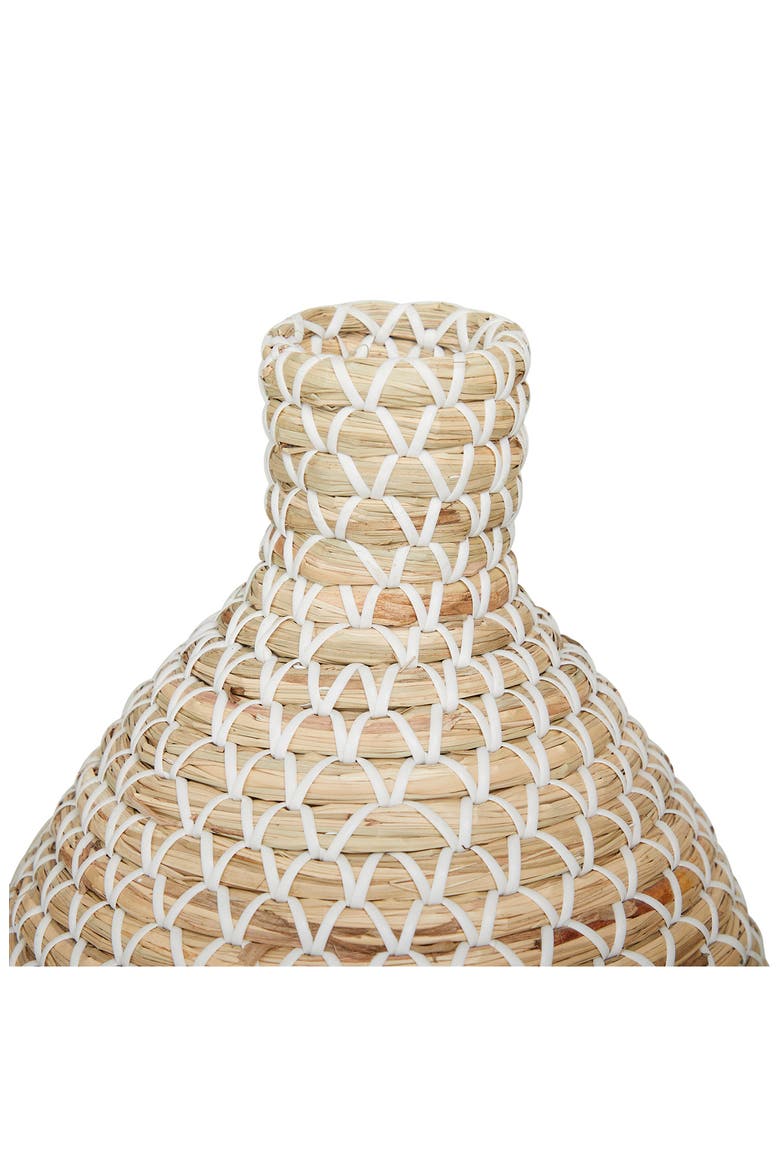 Brown Seagrass Tall Woven Floor Vase, Alternate, color, BROWN