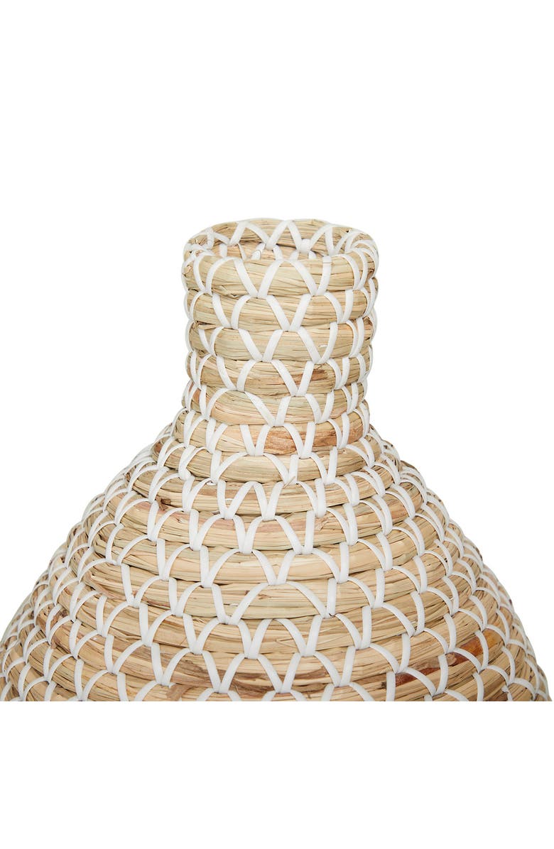 GINGER BIRCH STUDIO Brown Seagrass Tall Woven Floor Vase, Alternate, color, 