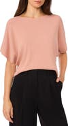 Halogen® Short Sleeve Crop Sweater
