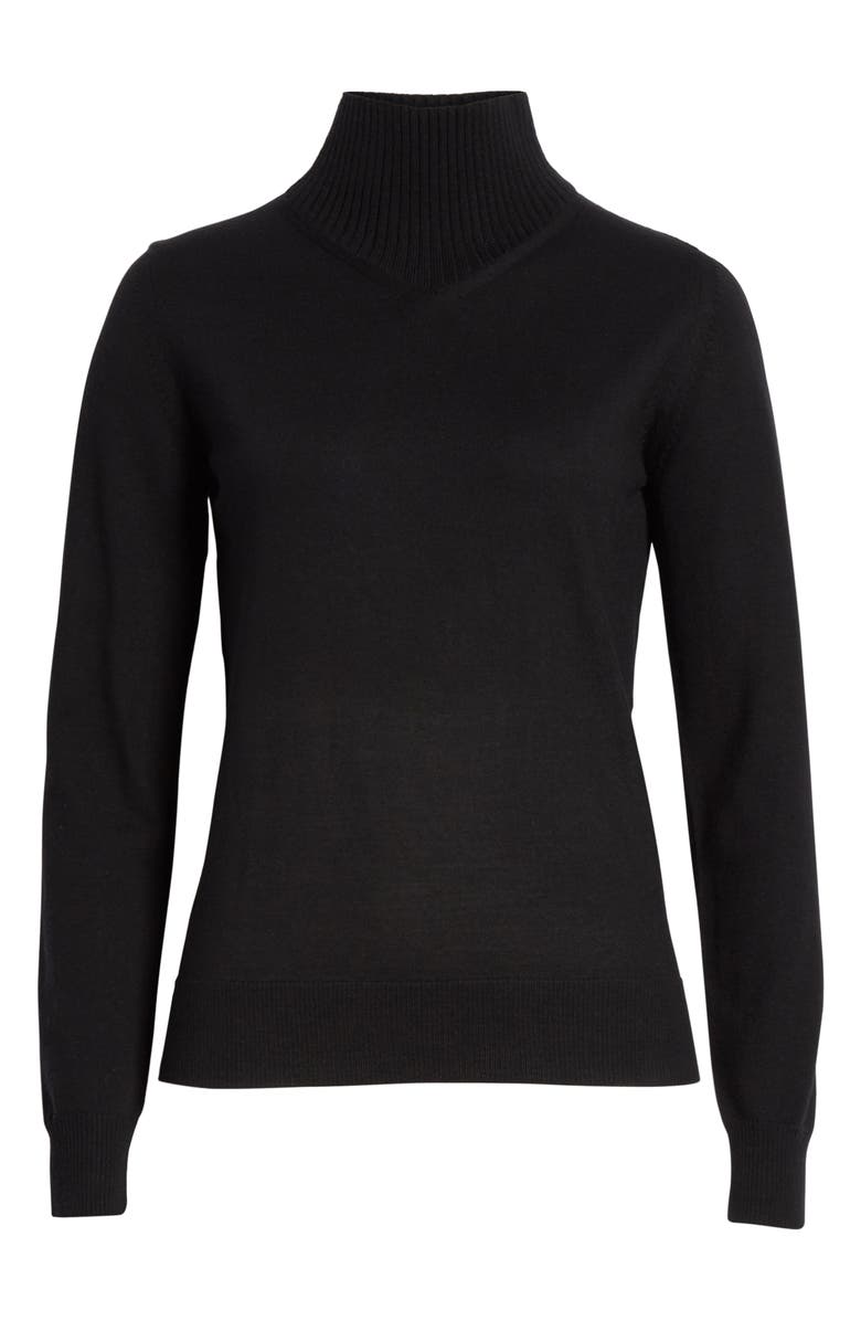 Rosetta Getty Merino Wool Turtleneck Sweater, Alternate, color, 