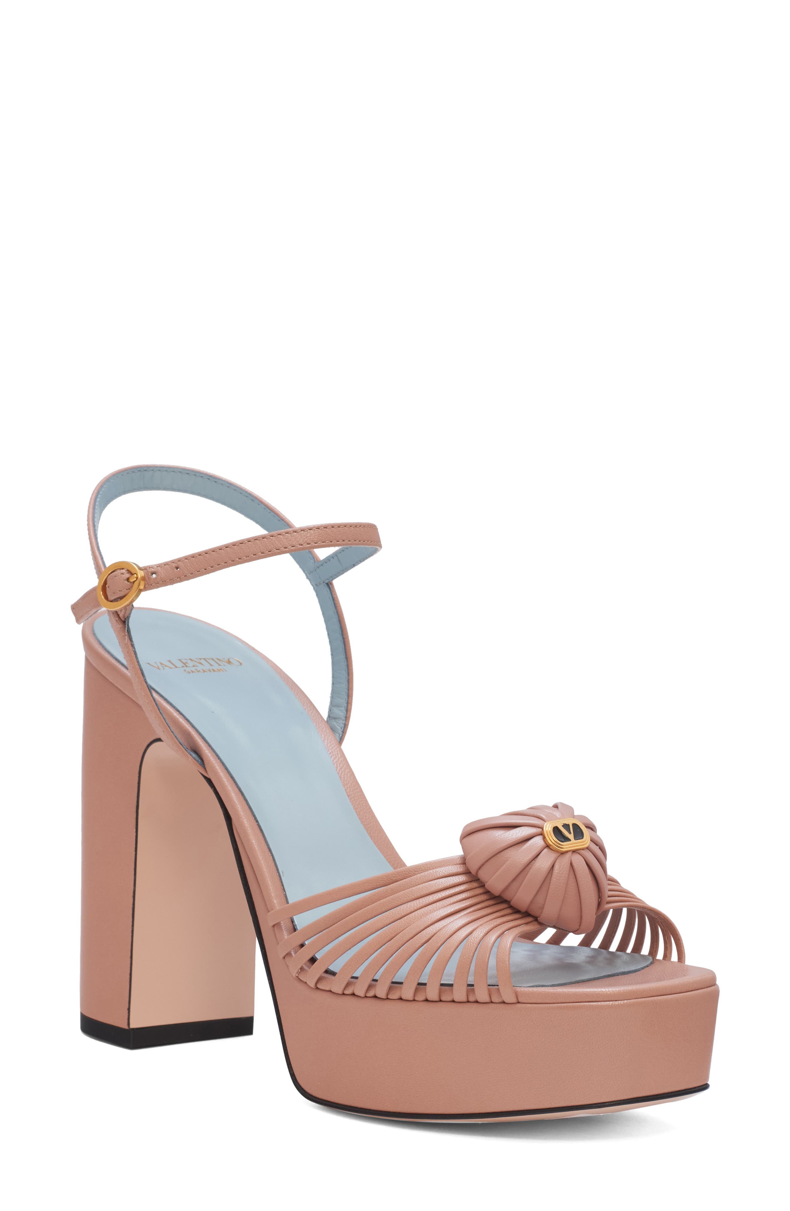 Valentino Garavani Royal Platform Sandal, Main, color, Light Phard