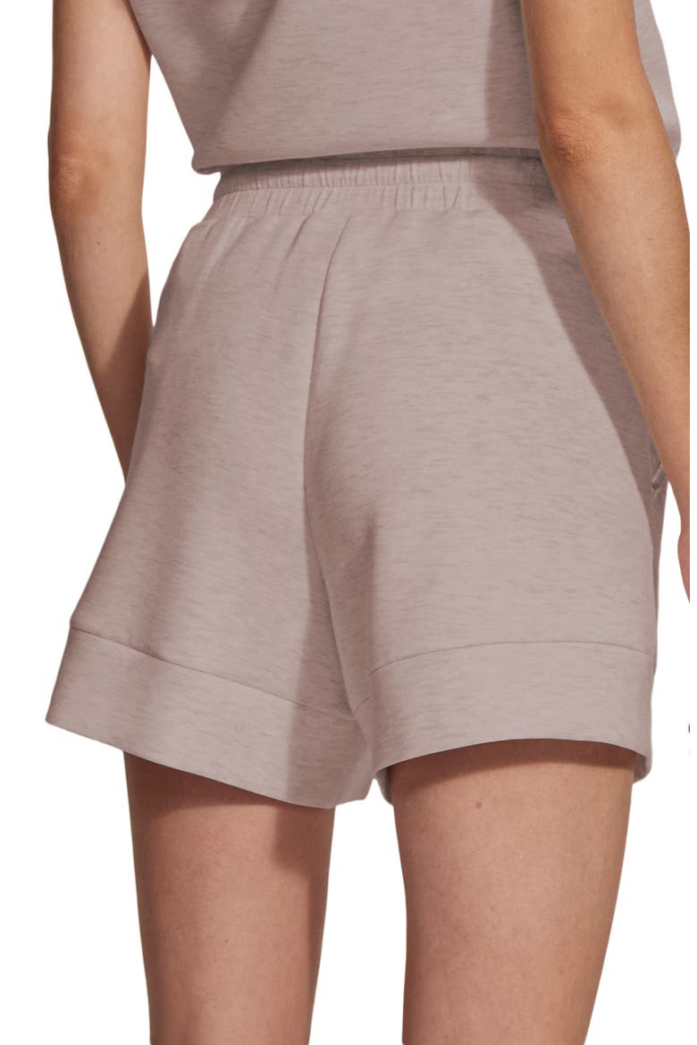 Atrium High Waist Shorts, Alternate, color, TAUPE MARL