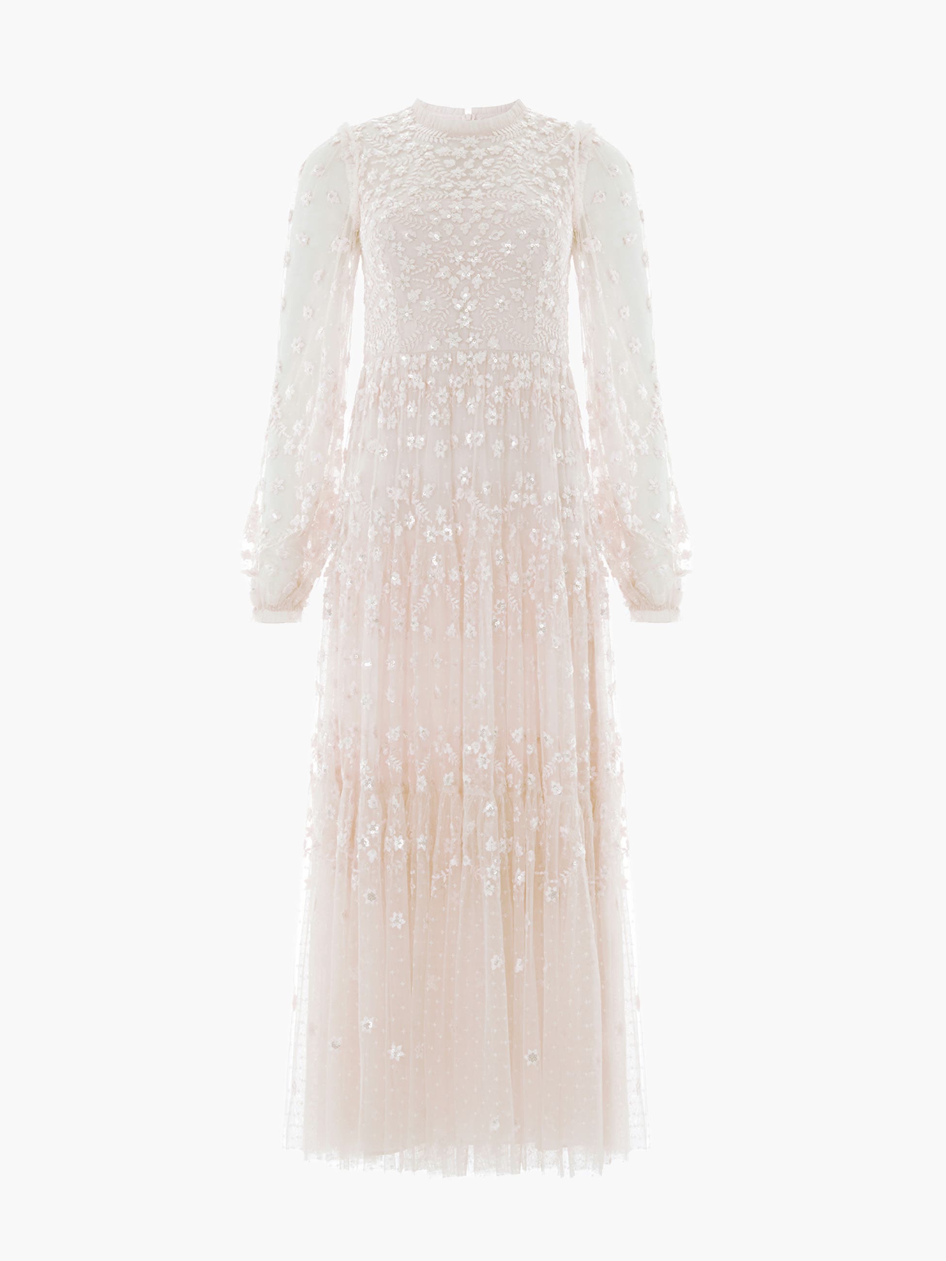 Needle & Thread Clover Long Sleeve Maxi Gown (Women) | Nordstrom