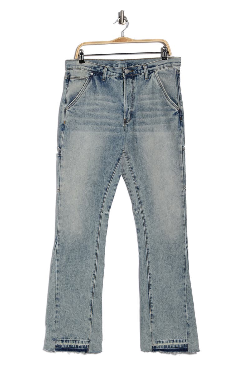 Carpenter Flare Jeans, Alternate, color, BLUE