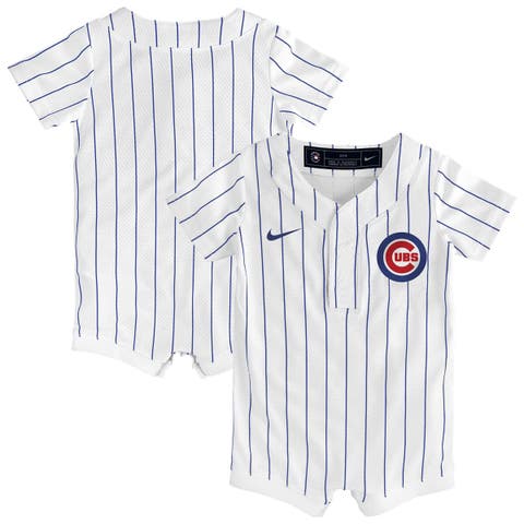 Newborn & Infant Nike White Chicago Cubs Home Replica Romper Jersey