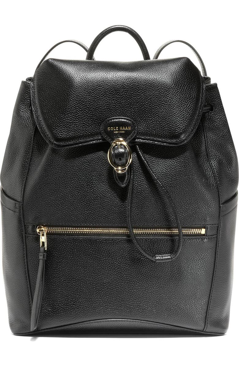 Cole Haan Alexandria Medium Backpack, Main, color, Black