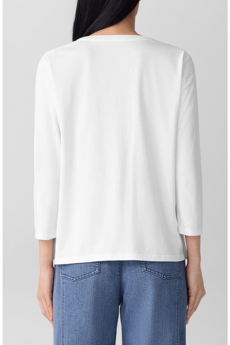 Organic Cotton Top, Alternate, color, WHITE