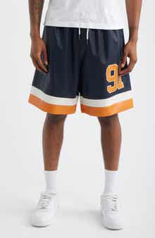 Stadium Perforated Faux Leather Shorts