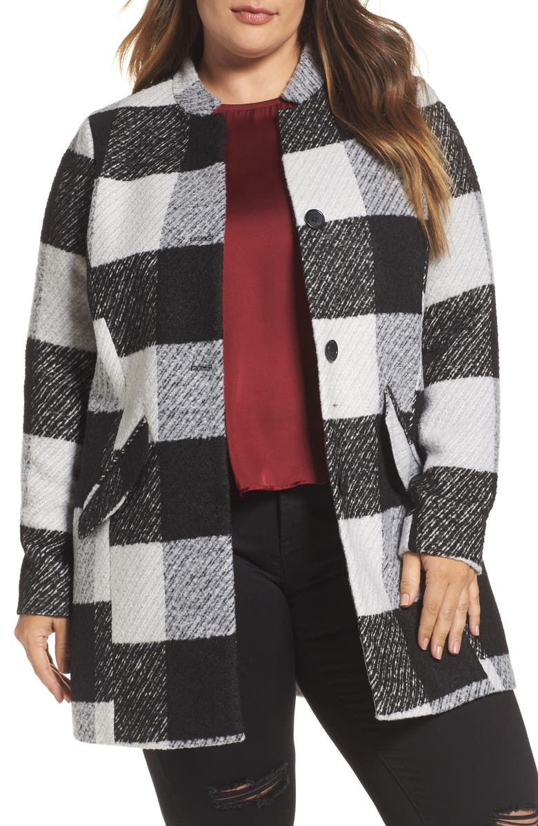 JUNAROSE Check Jacket, Main, color, 