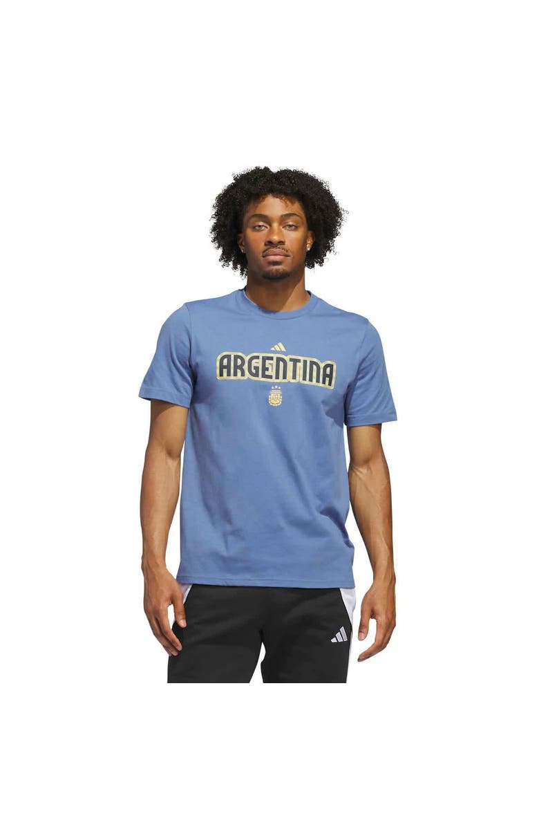 adidas Men's adidas Blue Argentina National Team Jersey Hook T-Shirt, Alternate, color, Blue