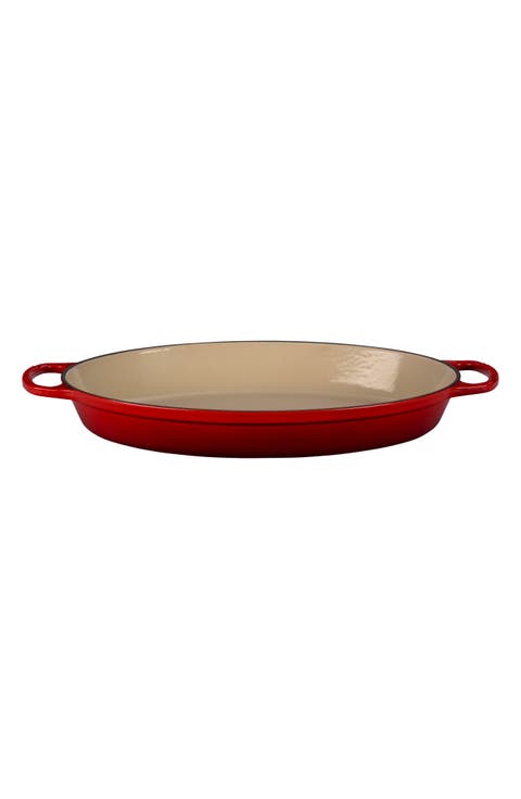 Signature 3 Quart Enameled Cast Iron Oval Baker