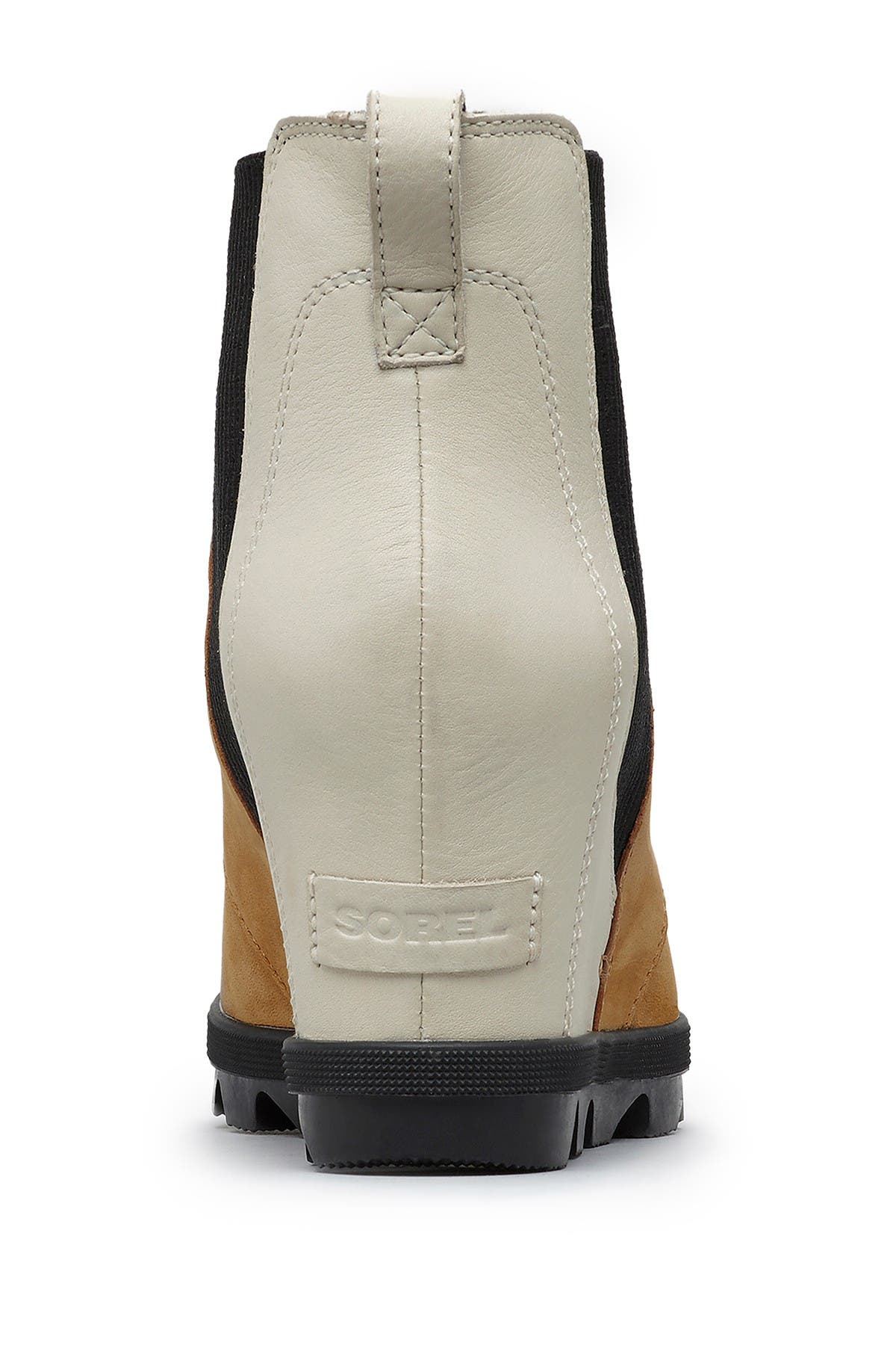 Joan of Arctic II Waterproof Wedge Bootie, Main, color, CAMEL BROWN