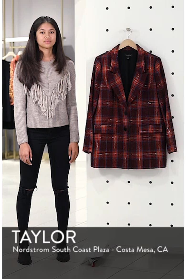 Plaid Tweed Blazer video