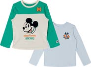 Disney Mickey Mouse 2-Pack Long Sleeve T-Shirts