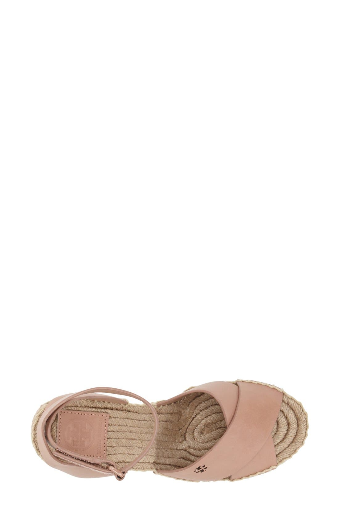 Tory Burch 'Bima' Espadrille Wedge, Alternate, color, 