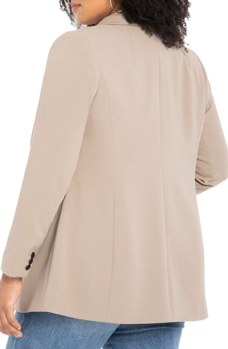 ELOQUII The 365 Longline Tailored Blazer, Alternate, color, 
