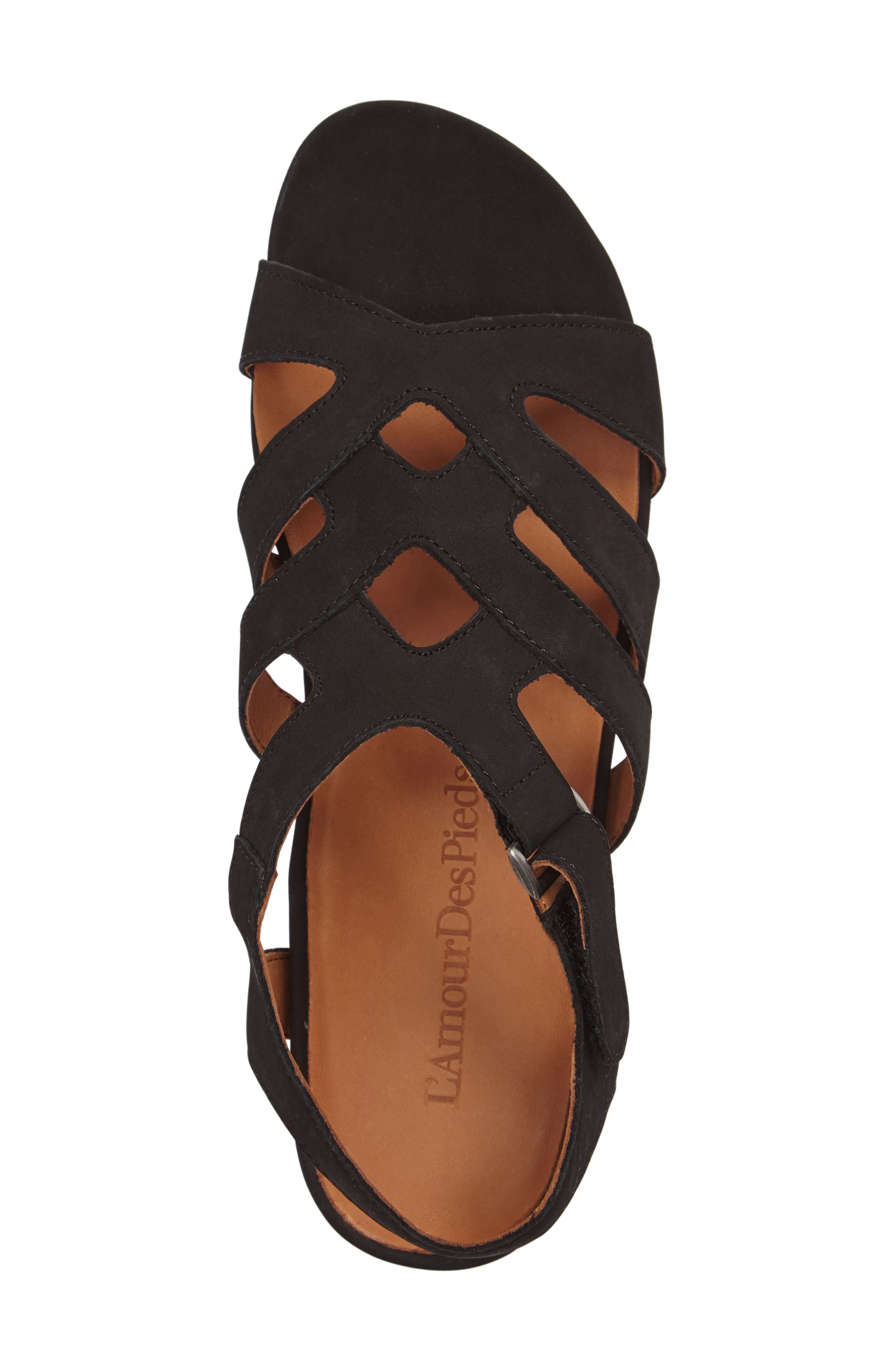 L'Amour des Pieds Denisha Strappy Sandal, Alternate, color, 