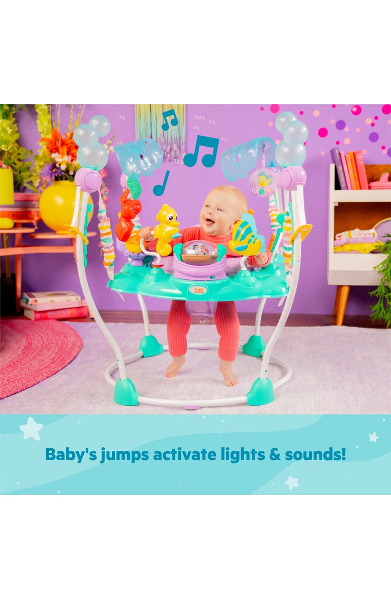BRIGHT STARTS Disney The Little Mermaid Activity Jumper, Alternate, color, Multicolored