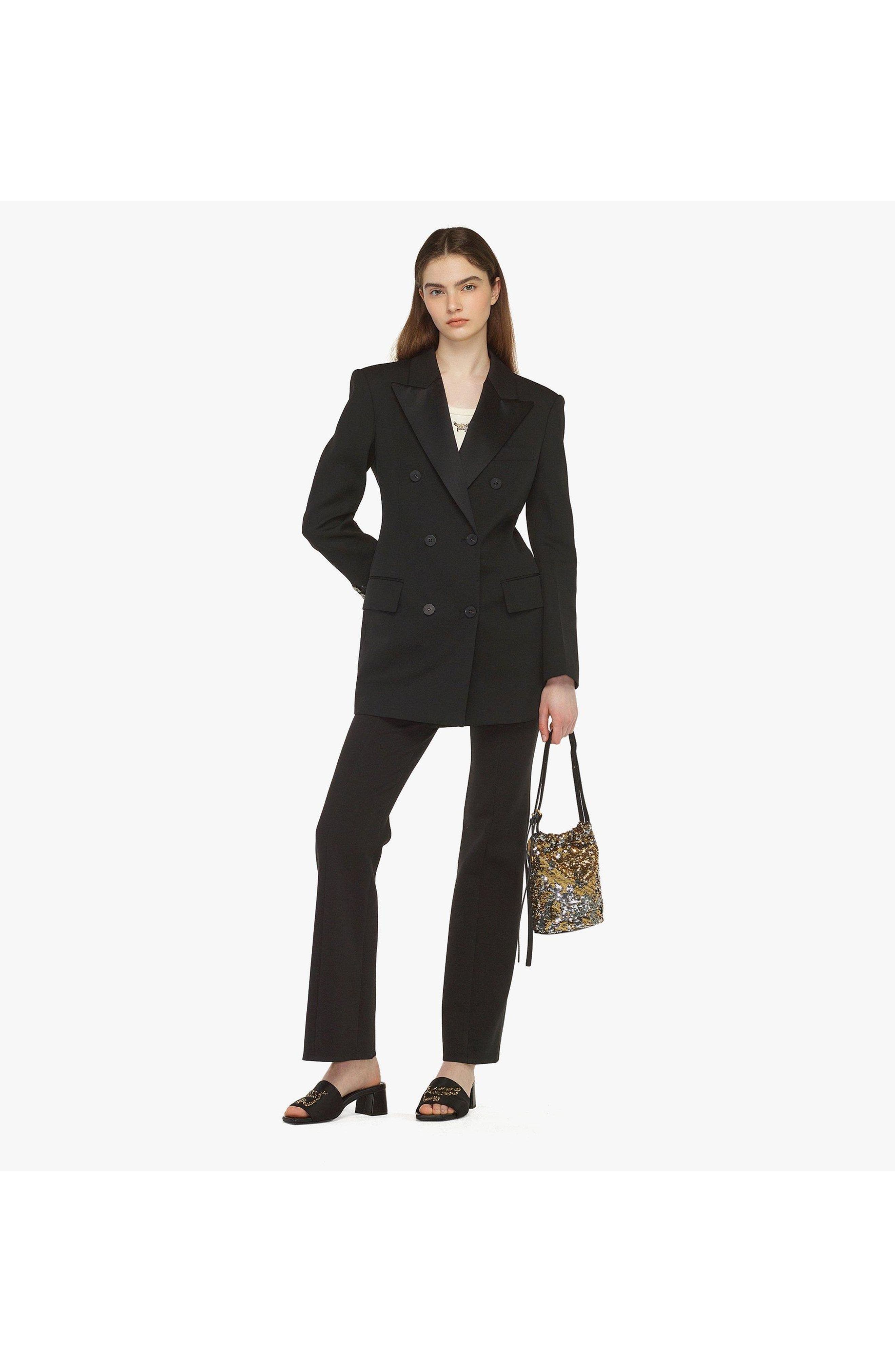 MCM Himmel Sequin Drawstring Bag, Alternate, color, Gold