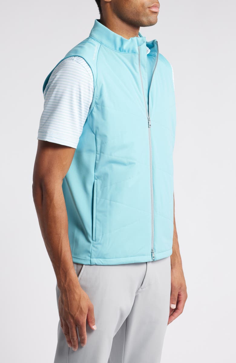 Peter Millar Fuse Hybrid Vest, Alternate, color, Cyan