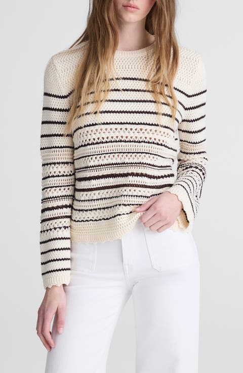 Open Stitch Cotton Sweater