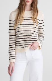 Madewell Open Stitch Cotton Sweater