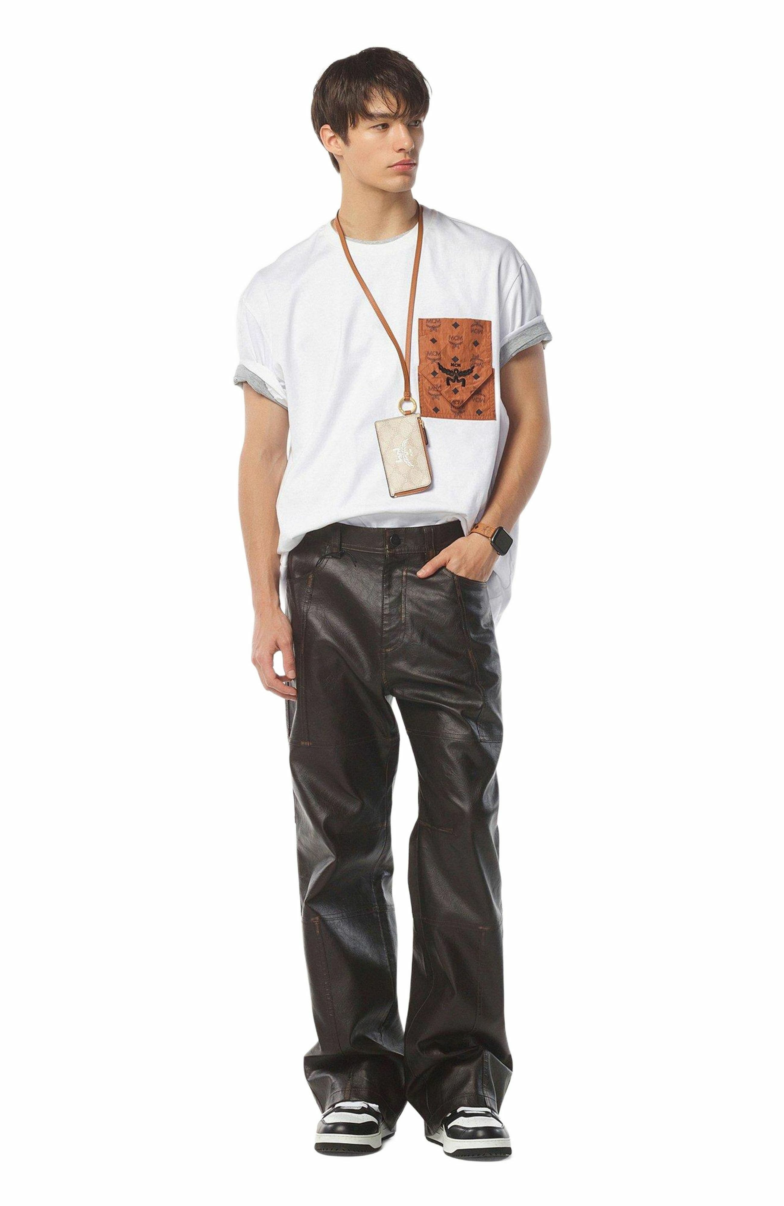 Monogram Patch Pocket T-Shirt in Organic Cotton - image 3