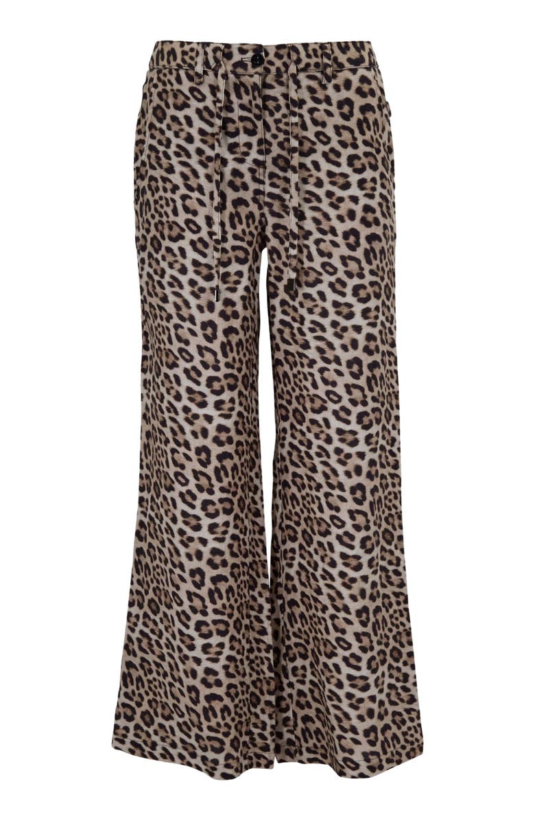 Lords of Harlech Leopard Womens Wide-leg Pant, Alternate, color, Leopard Brown