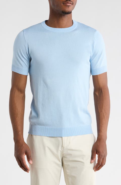 Short Sleeve Knit Sweater