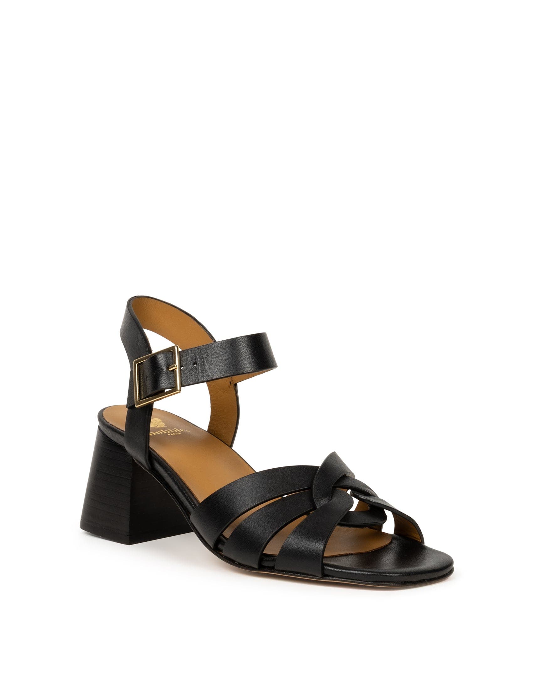 Esther Heeled Sandals, Alternate, color, Passion Black