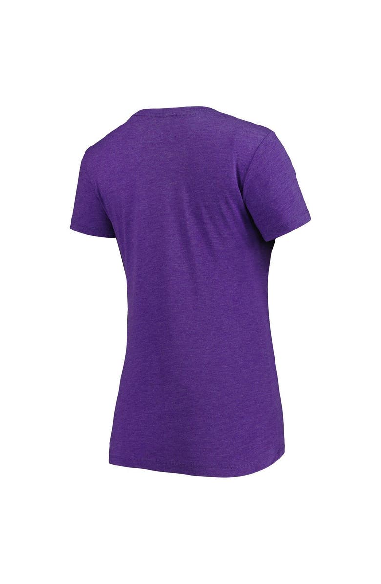 HOMEFIELD Women's Homefield Heathered Purple Clemson Tigers Vintage Tri-Blend T-Shirt, Alternate, color, 