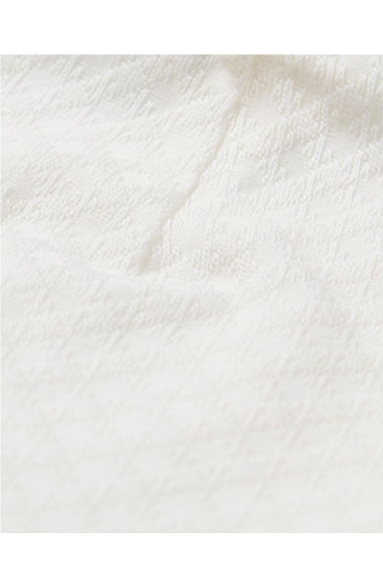 MiniMoi Sweetest Bloom Cotton Textured Beanie, Alternate, color, White