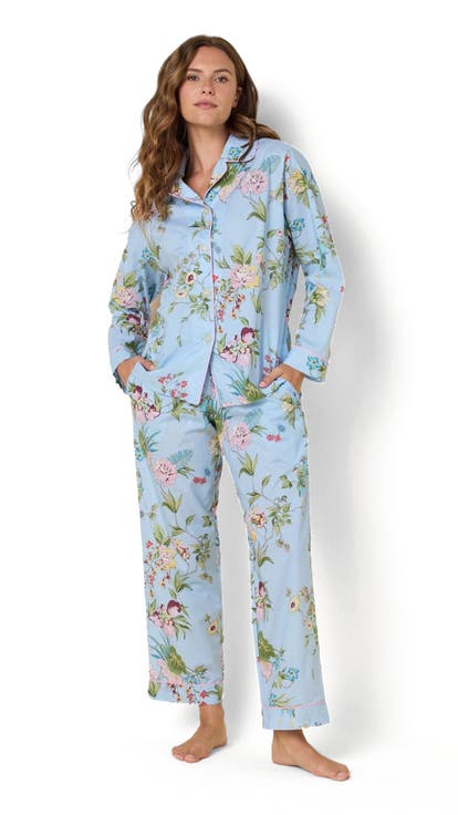 Luxe Pima Pajama Print Set