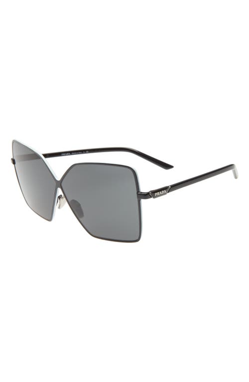 Prada 64mm Square Sunglasses