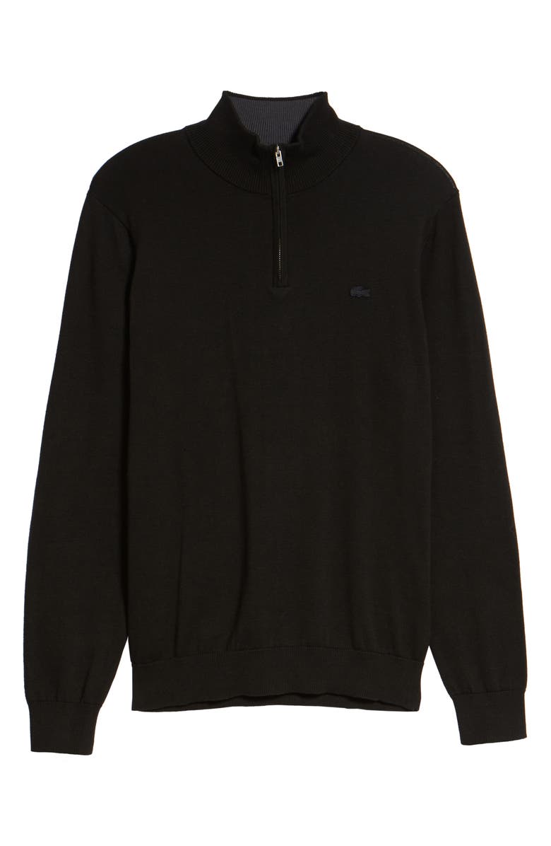 Lacoste Quarter Zip Sweater, Alternate, color, 