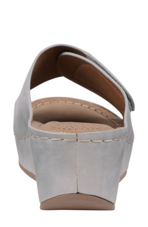 Gc Shoes Annora Wedge Sandal In Silver