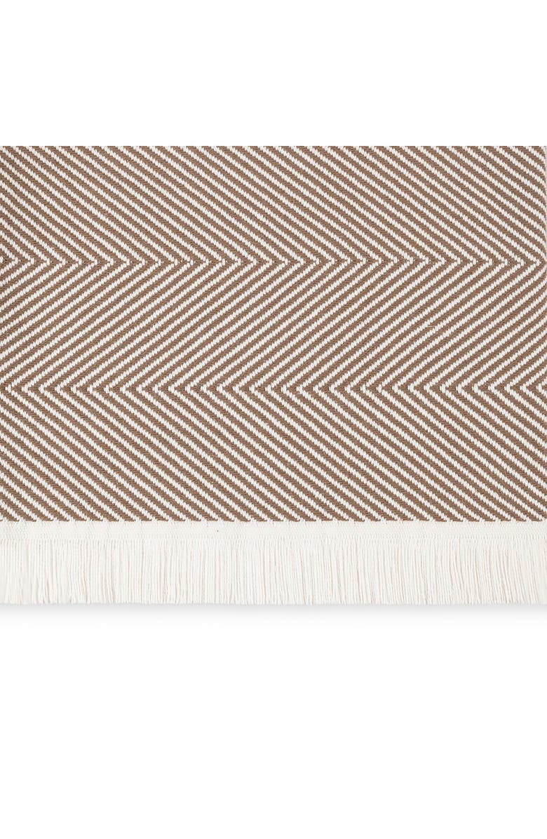 Matouk Leo Fringed Throw Blanket, Alternate, color, 