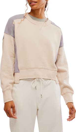 Free People Sweatshirt deals Rowen Colorblock