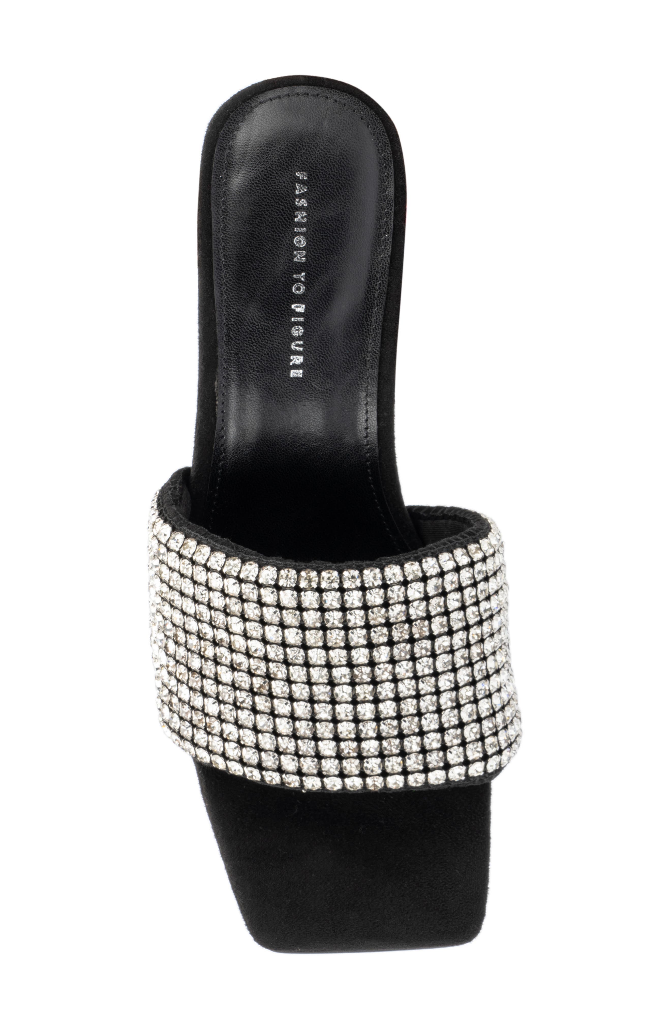 Fashion to Figure Serena Embellished Sandal - Wide Width, Alternate, color, 