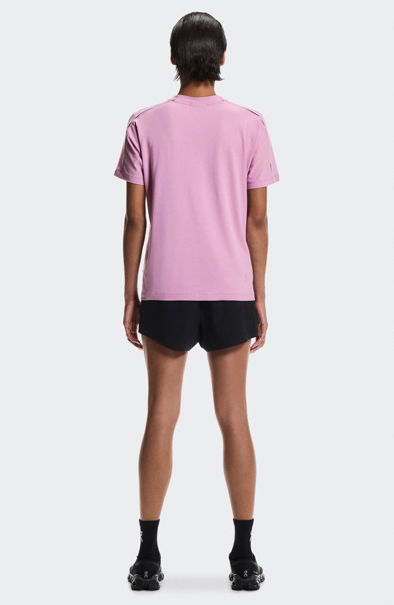 On Focus-T Performance T-Shirt, Alternate, color, Sakura