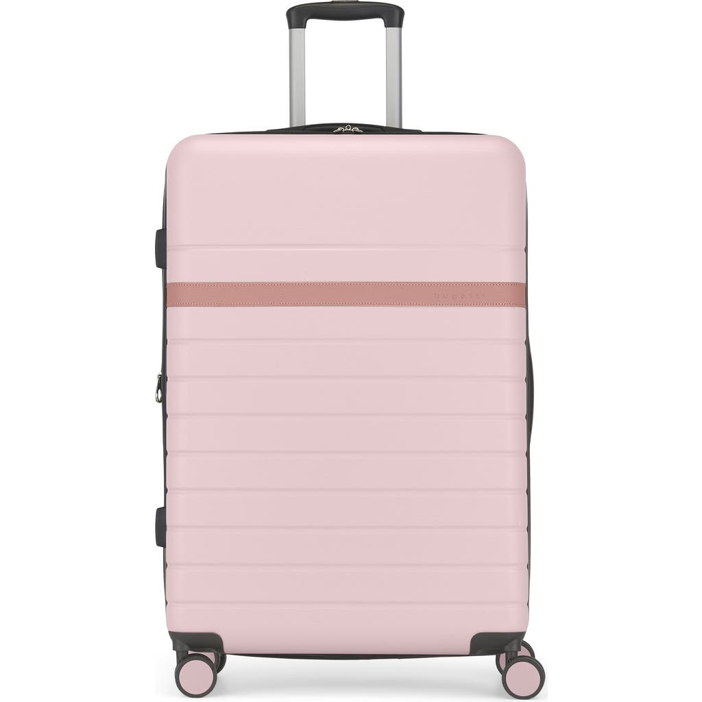 Bugatti Lisbon Hardside Check-in Large Luggage With Expansion In Pink