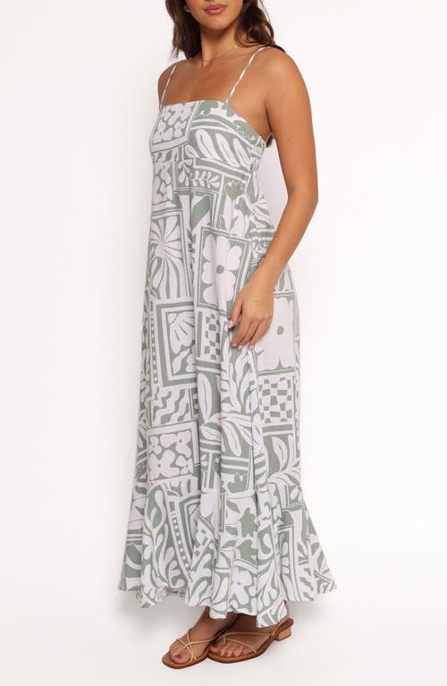 Petal And Pup Petal & Pup Kelsie Sage Sundress In Brown