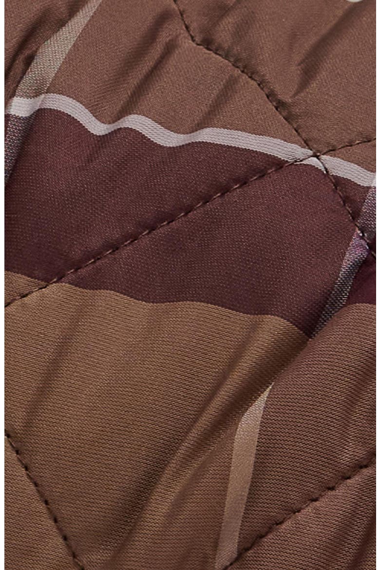 Quilted Tartan Dog Coat, Alternate, color, MUTED CABERNET