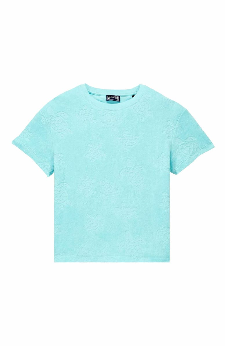 Vilebrequin Kids' Ronde Des Tortues Roundneck Terry T-Shirt, Main, color,