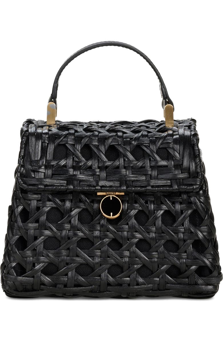 Cult Gaia Sybil Rattan Crossbody Satchel, Main, color,